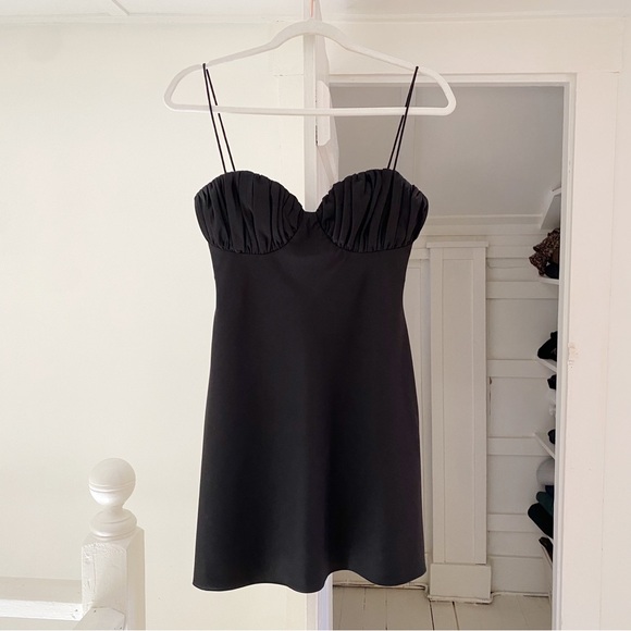 Misha Collection Shirred Bust Mini Slip Dress - Picture 6 of 10